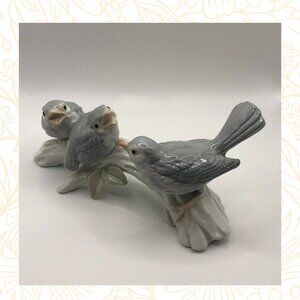 Vintage Otagiri Japan Porcelain Birds on Branch MCM Figurine